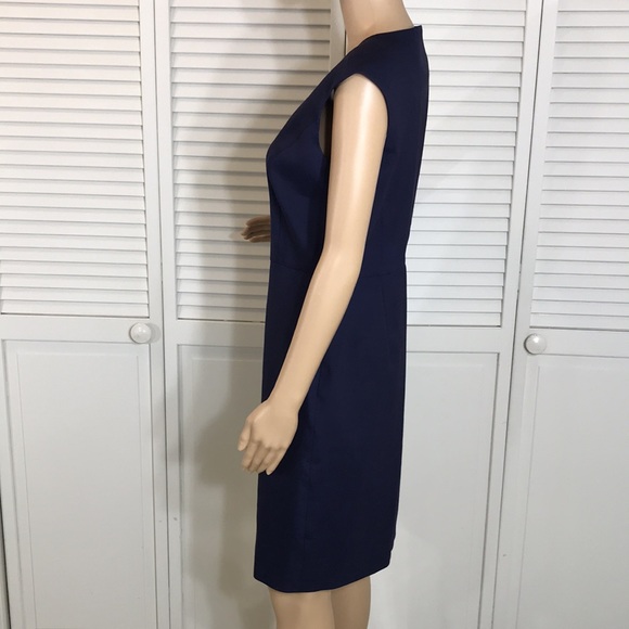 Piazza Sempione Wool Blend Blue Dress Size 6 - Picture 11 of 13